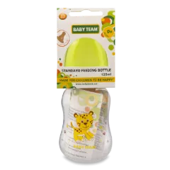 Пляшечка для годування Baby Team латекс соска 125 мл