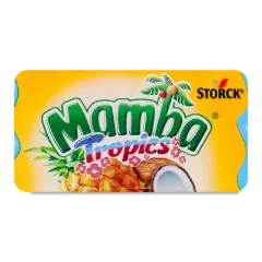 Цукерки Mamba «Тропікс» жувальні асорті
