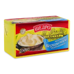 Маргарин вершковий «Щедро» 72%
