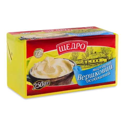 Маргарин сливочный Щедро 72% фольга