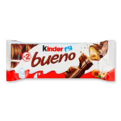 Батончик Bueno шоколадно-вафельний