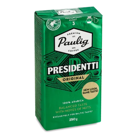 Кава мелена Paulig President