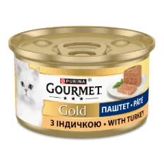 Корм для котів Gourmet Gold мус з індички