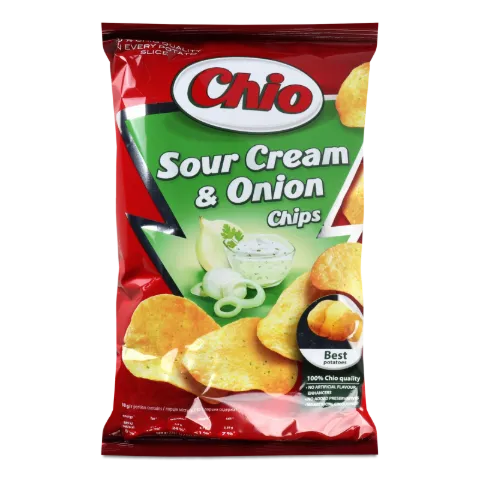 Чіпси Chio зі сметаною і цибулею